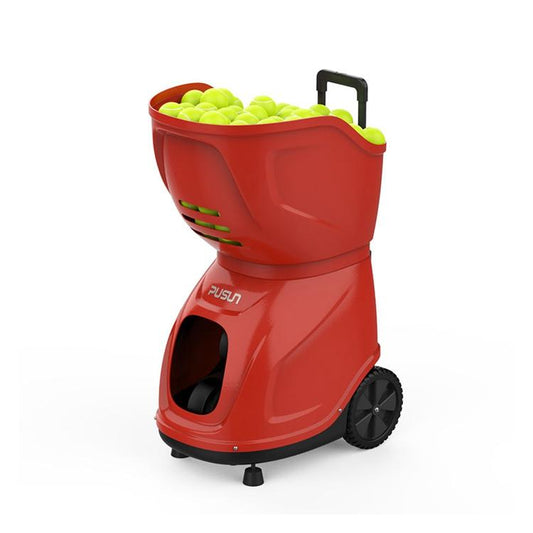 Pusun Professional Tennis & Padel Ball Machine (red)