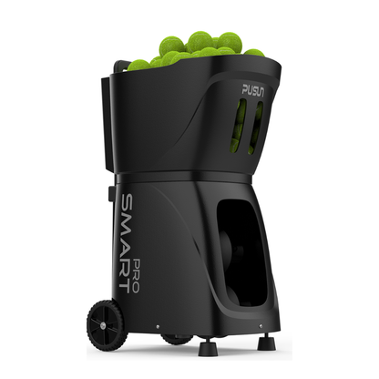 Pusun Smart PRO Tennis & Padel Ball Machine (Black)